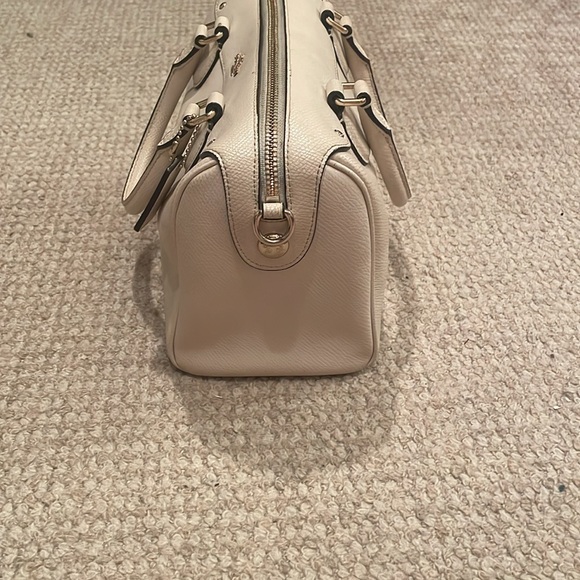Coach Off-White Leather Satchel - Picture 2 of 9